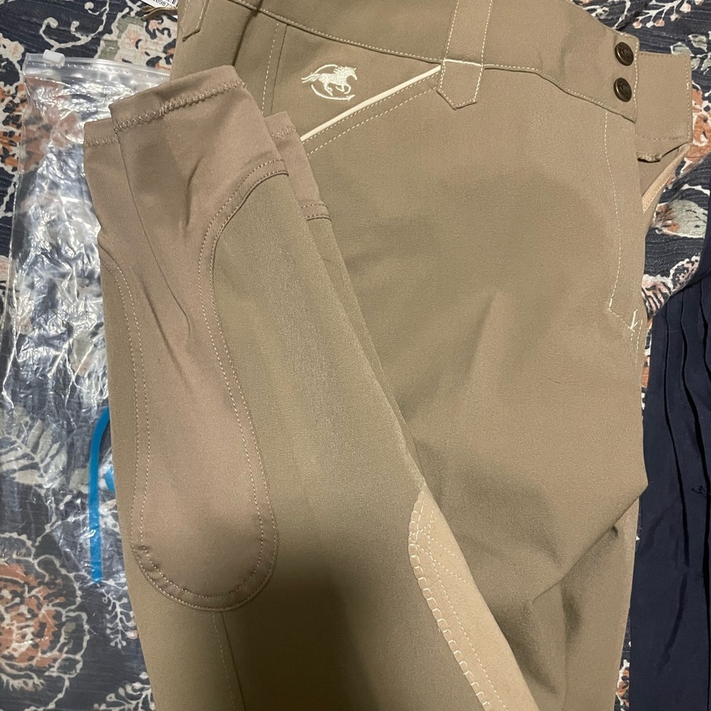 Tan Riding Breeches - Picture 3 of 4